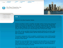 Tablet Screenshot of cityplaceproperties.us